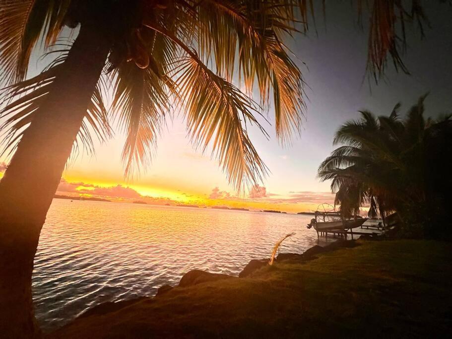 Waterfront Paradise 2 Br; Stunning Sunsets Bora Bora Eksteriør bilde